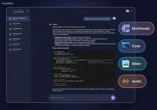 Google Gemini Interface