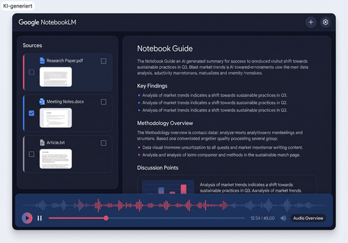 NotebookLM Interface