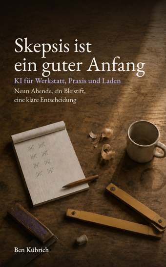 Buchcover: Skepsis ist ein guter Anfang von Ben Kübrich